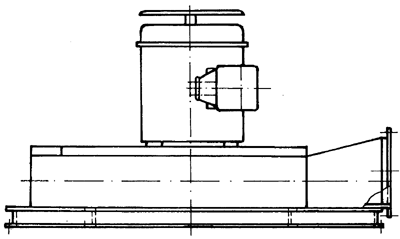 Radiální ventilátor RVZC 500 - 1000